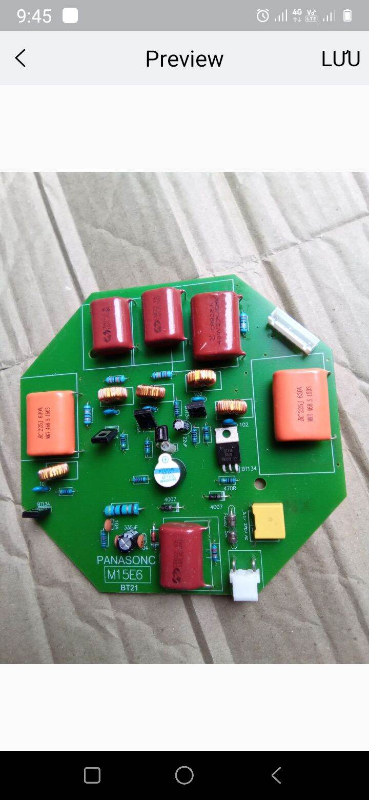 Panasonic 5-Blade Ceiling Fan Circuit Board