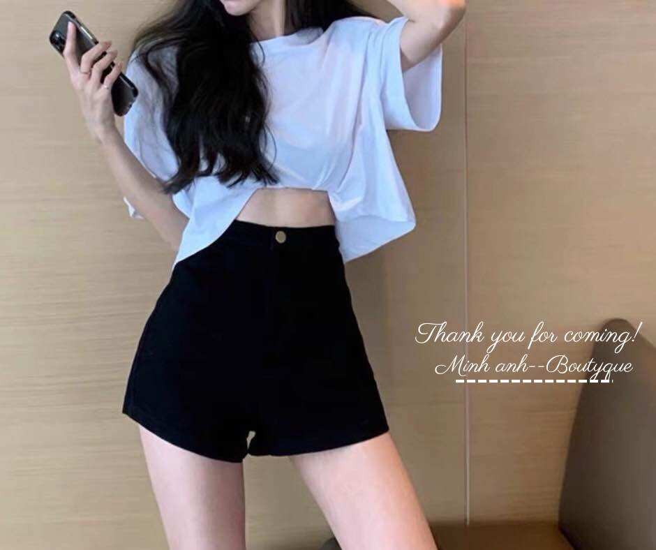 Quần cạp siêu cao chất kaki co dãn from hack dáng