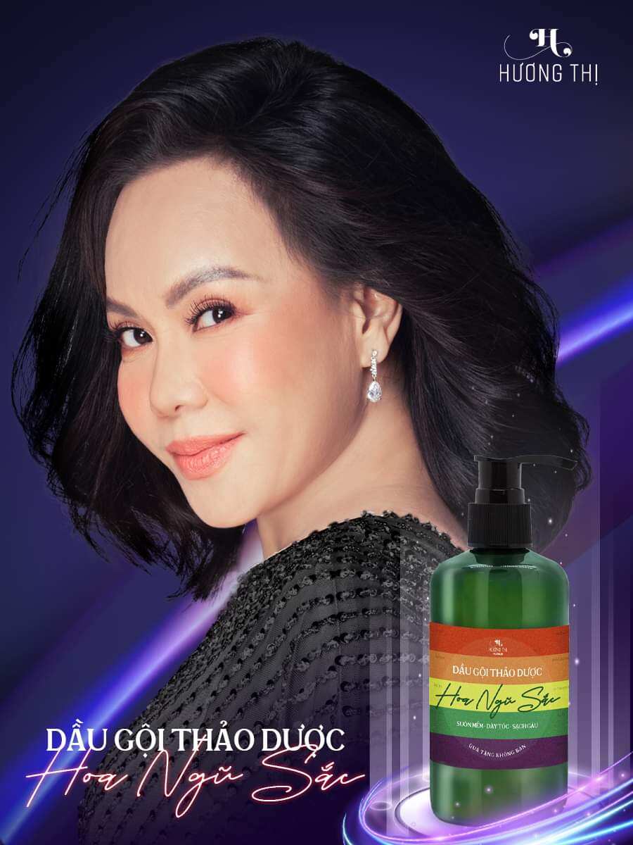 Dầu gội thảo dược Hoa Ngũ Sắc Hương thị 250ml