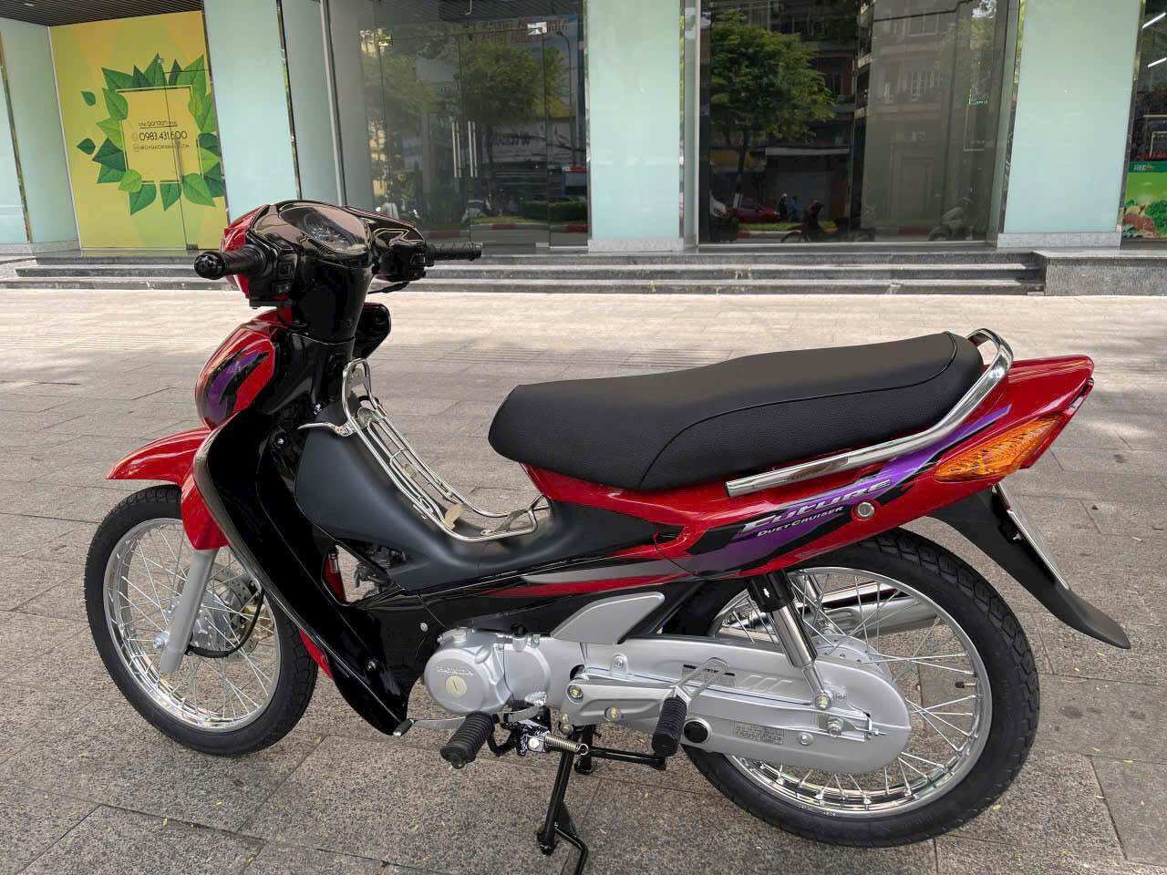 baga xuồng inox 10ly đặc biệt gắn Future đời đầu 2 đèn