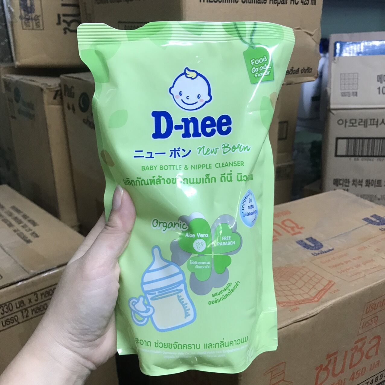 Nước rửa bình sữa dnee  túi 600m