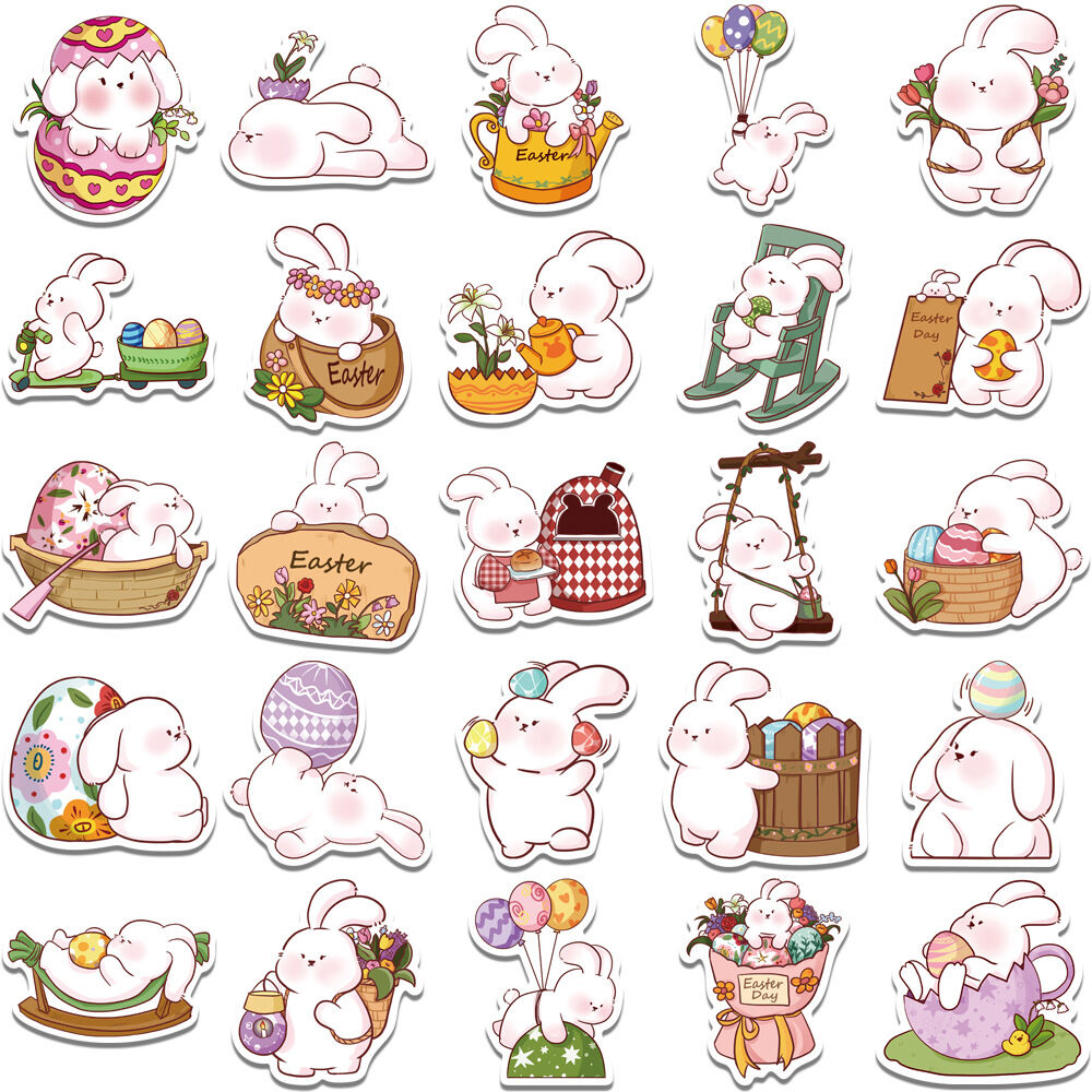 50 hình dán sticker chống nước dán sổ tay , bình nước