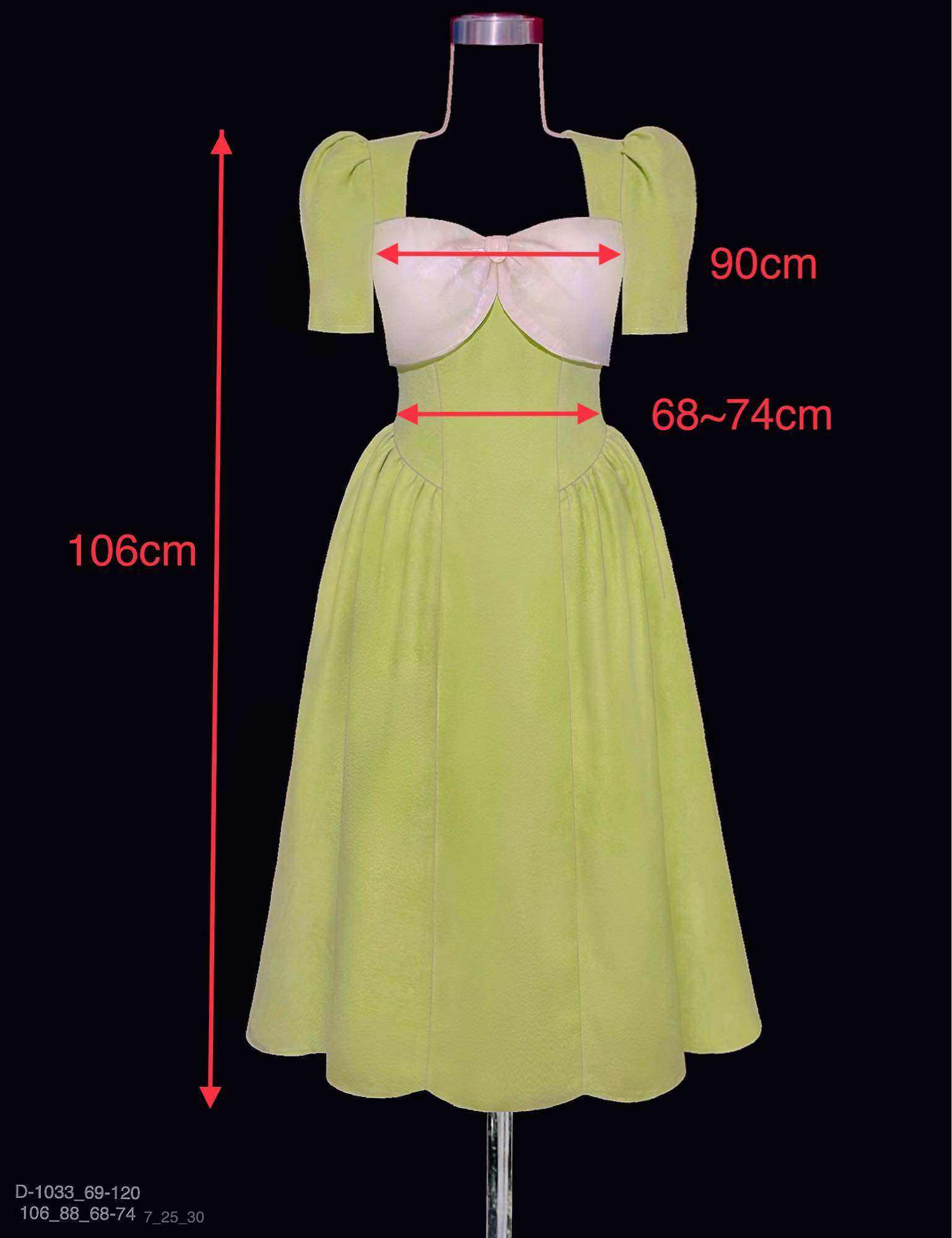 Đầm xoè tiểu thư D-1033