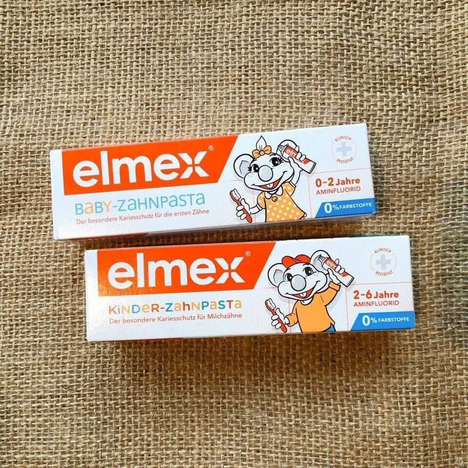 Kem đánh răng trẻ elmex Đức