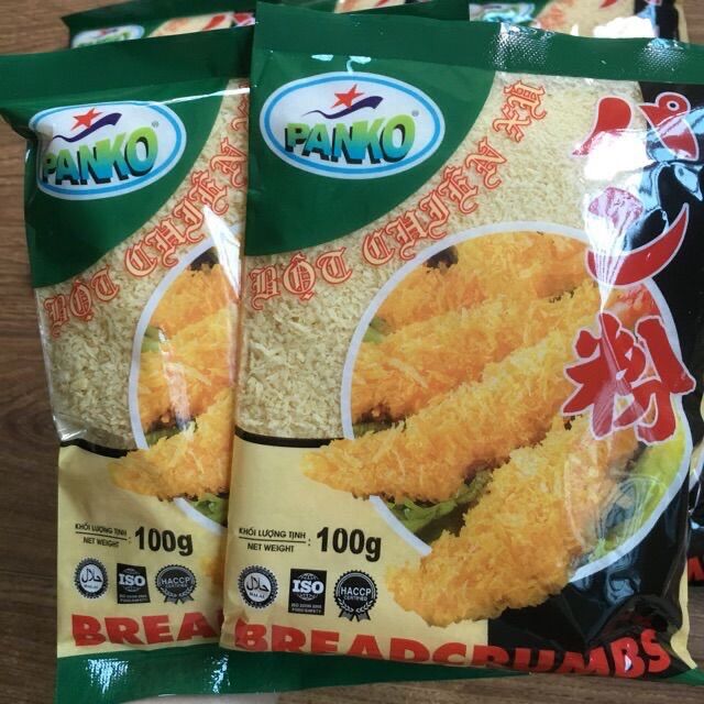 Bột chiên xù panko màu thơm, ngon, cực giòn, không bị cứng túi 100gr