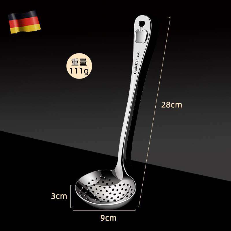 Muỗng canh inox 316 đức 2023hh muỗng đầu to dày dặn sâu lòng muỗng canh cán dài gia dụng nấu canh loãng