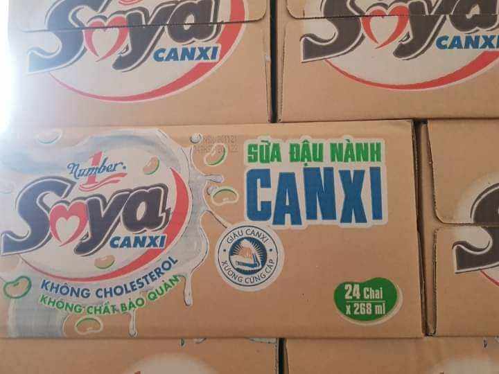1thùng 24 chai sữa đậu nành soya number one 268 ml