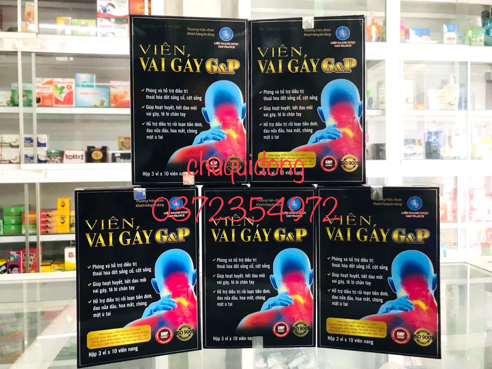 Viên vai gáy gp 30viên
