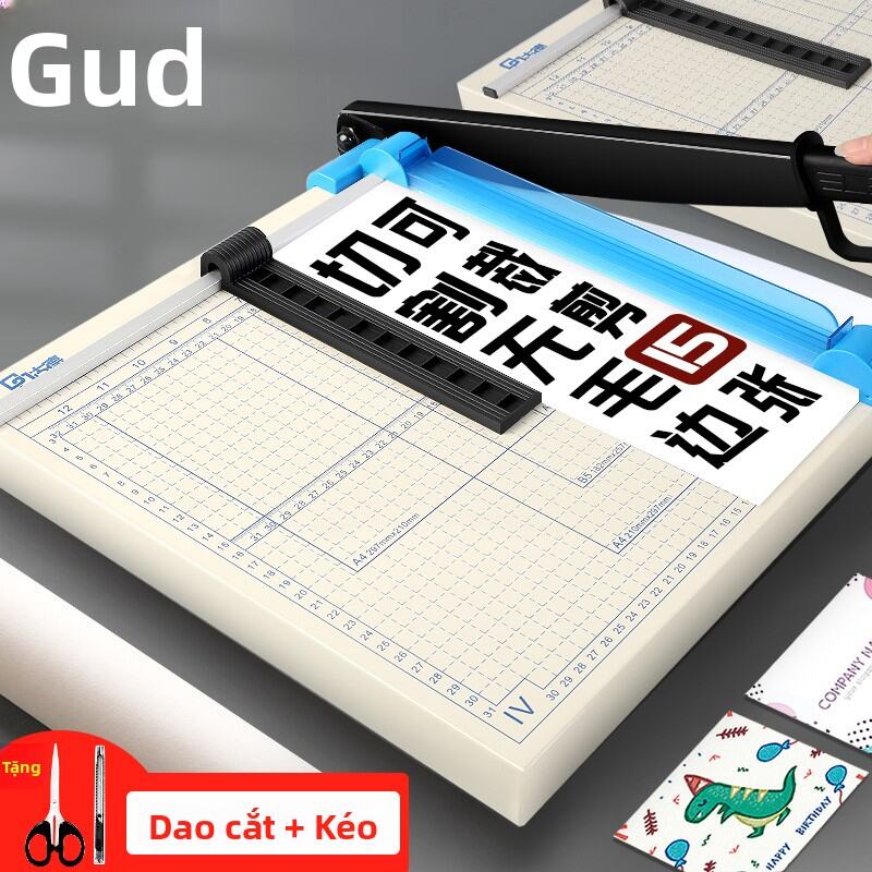 [Good | Manual Paper Cutter A4 Heavy Duty Thick Blade Photo Cutting Machine,Good | Manual Paper Cutter A4 Heavy Duty Thick Blade Photo Cutting Machine,] Giá  529,000 Đồng*Miễn phí vận chuyển