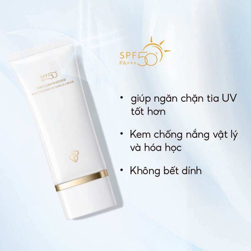 Kem chống nắng dưỡng trắng cấp ẩm cho da PERFECT DIARY SPF50+ bảo vệ khỏi tia UV PA+++