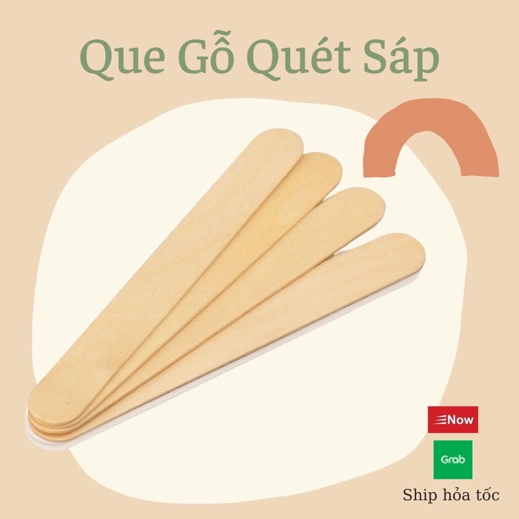 10 Que gỗ đè lưỡi, que wax
