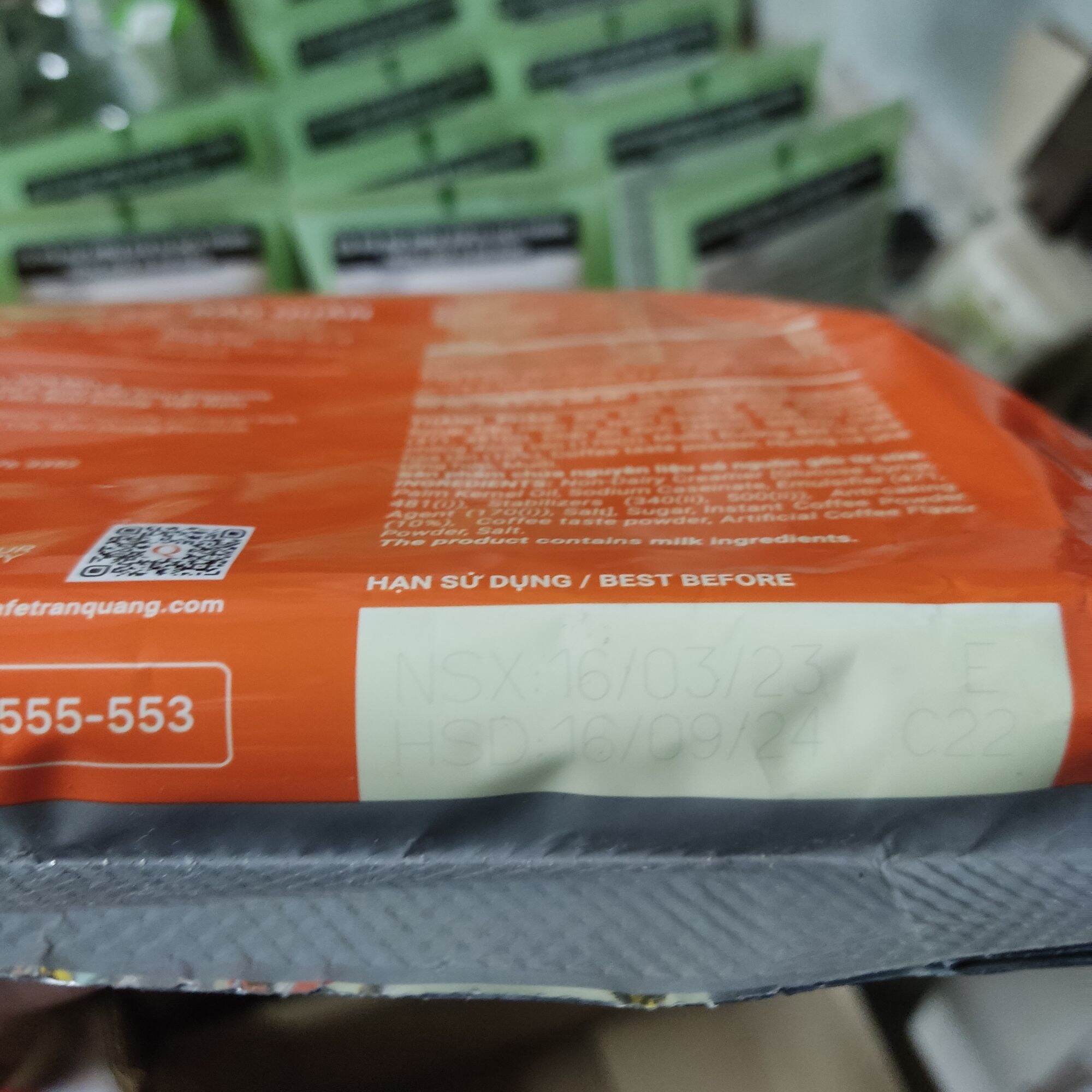 Combo 5 gói cà phê trần quang 480g