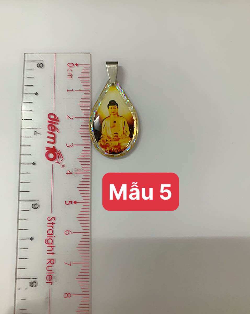 Mặt dây chuyền phật quan âm nhựa