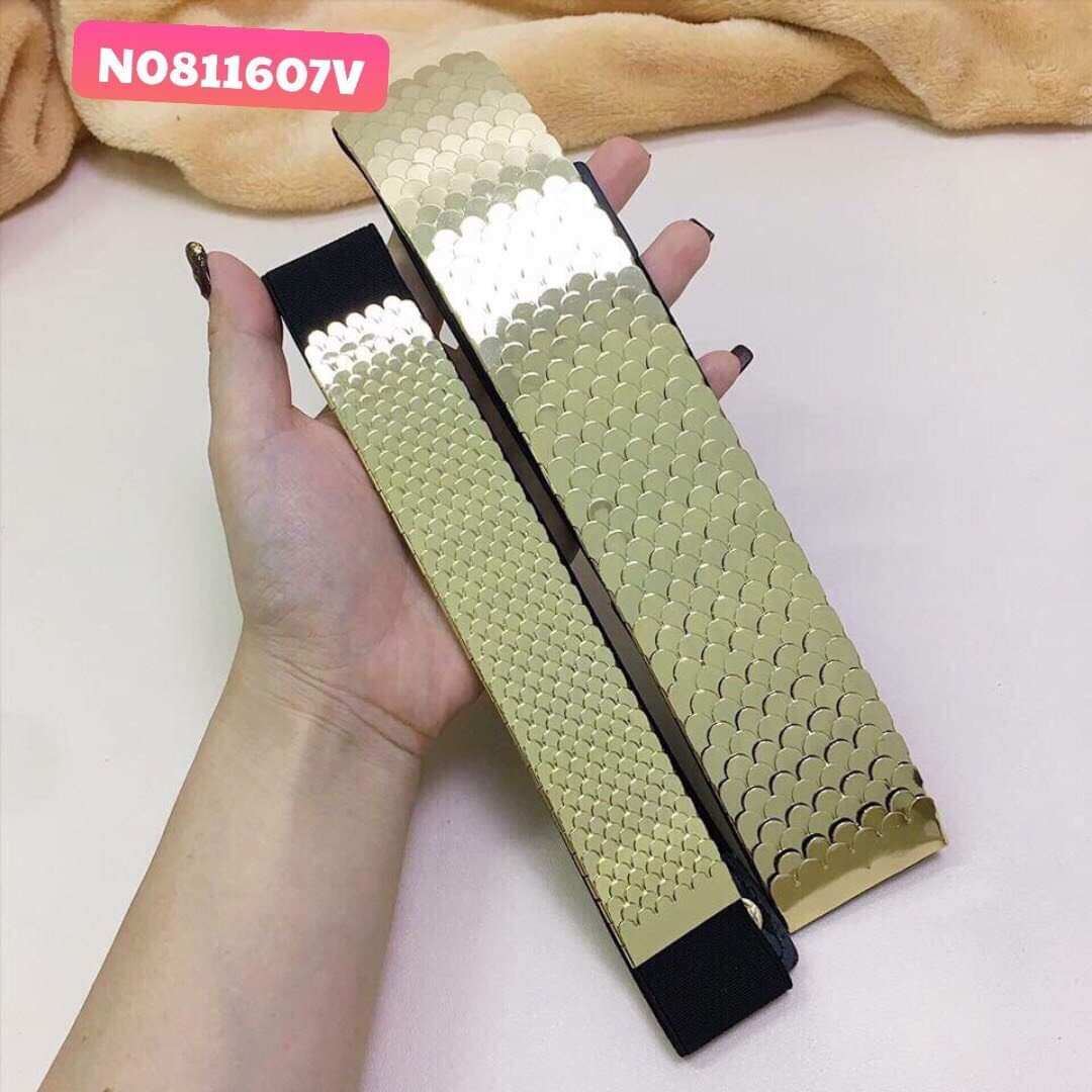 Đai váy vảy cá vàng bản to
