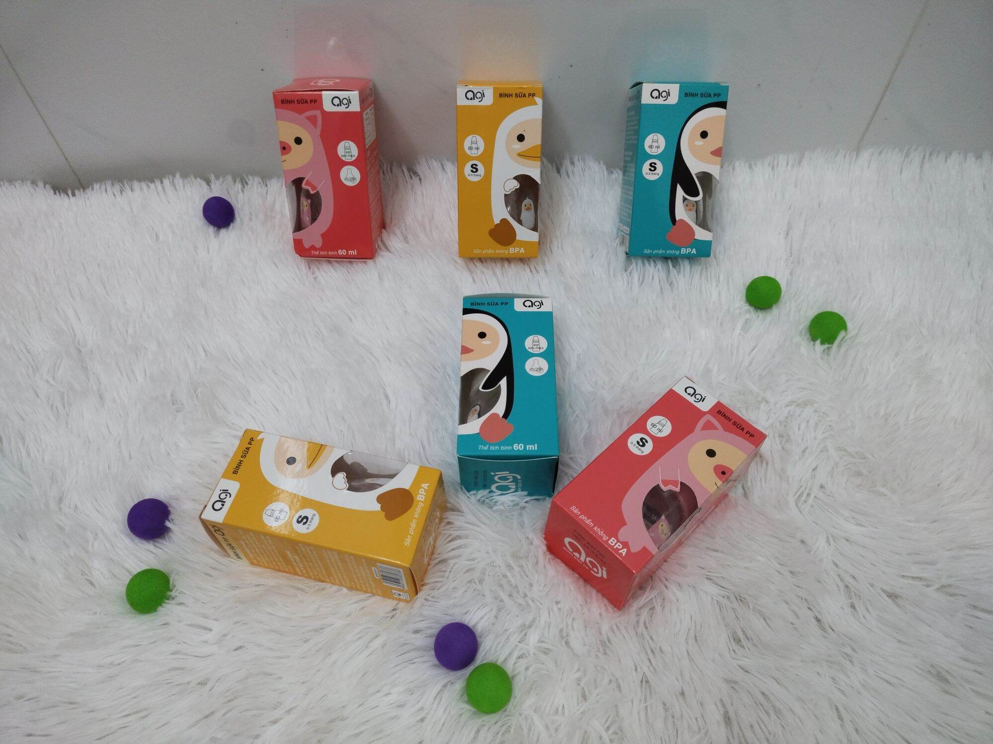 Bình sữa bé Agi PP mẫu mới