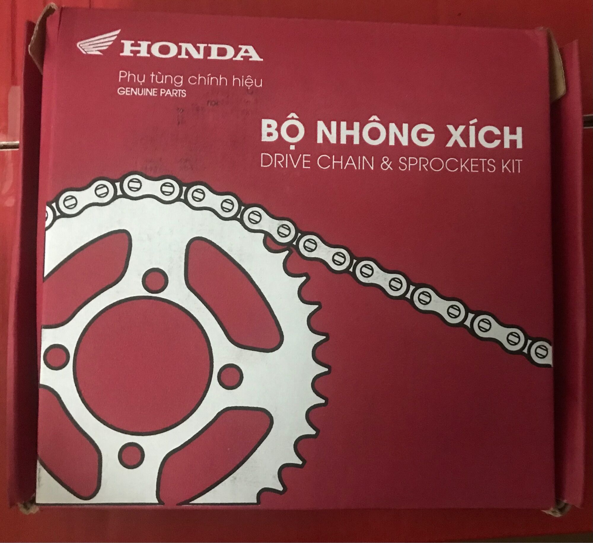 Nhông sên dĩa Honda Wave Rs/Rsx/alpha có tem hãng