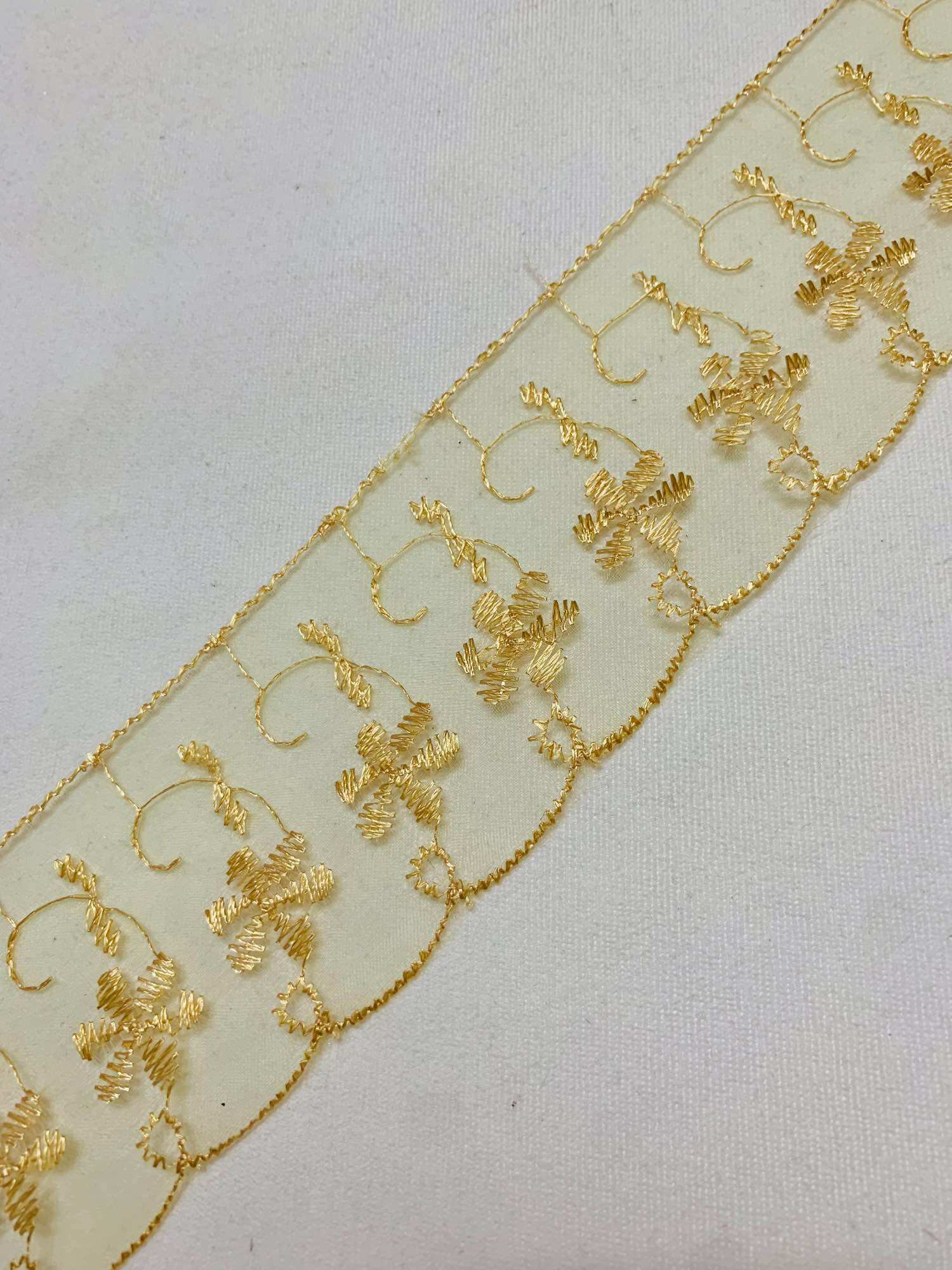 [ Phụ liệu may giá rẻ] Ren viền bản to trang trí quần áođầm váy đồ handmade hàng cắt mét theo yêu cầu