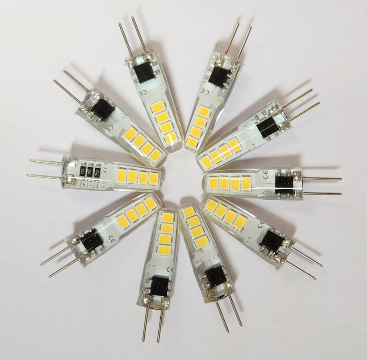 Combo 10 bóng led g4 3w 220v. combo 5 bóng led g4 3w 220v. bóng led g4 220v 3000k. bóng 2 chân ghim g4 220v 3000k