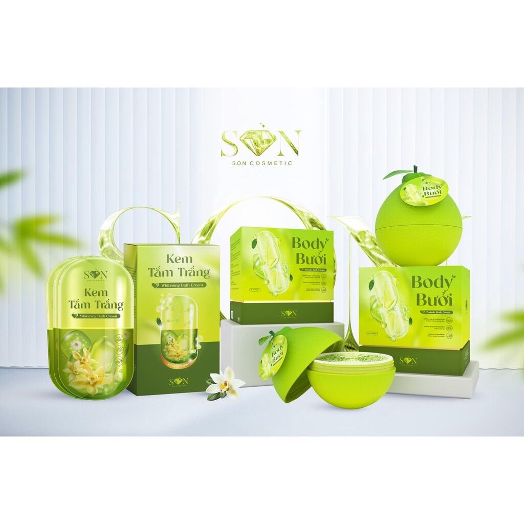 Kem dưỡng Body Cốt Ủ Bưởi SON tặng tắm trắng