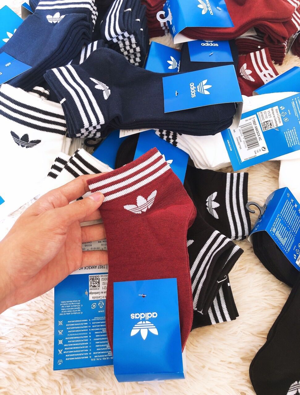 Sét 3 đôi tất Adidass dư xịn chuẩn hãng full tem tag
