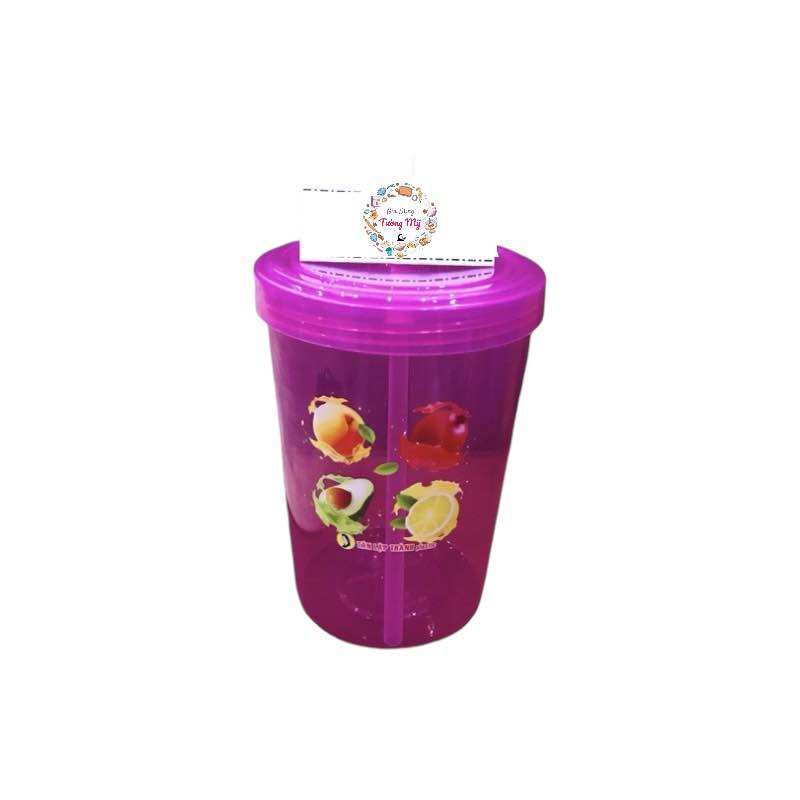 Combo 2 Ly Nước Ống Hút Đủ Size