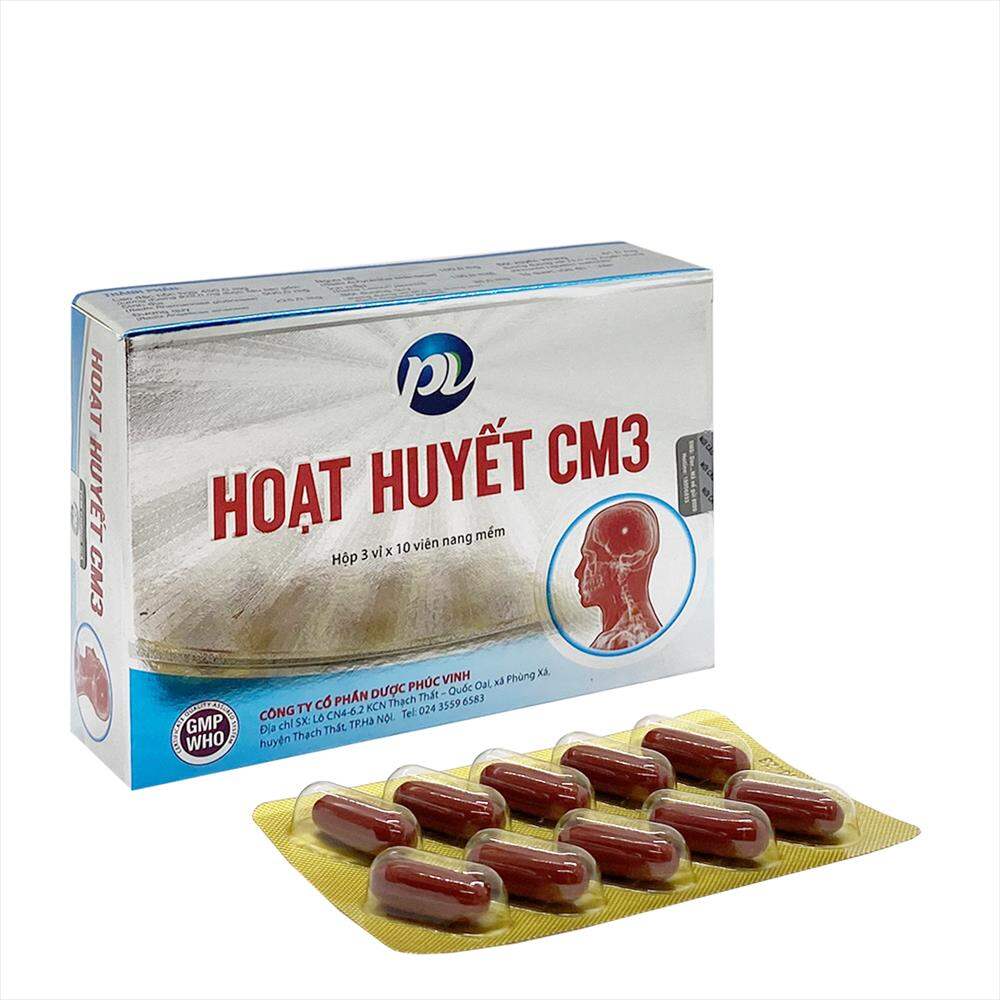 Hoạt huyết cm3 hộp 30 viên giá tốt