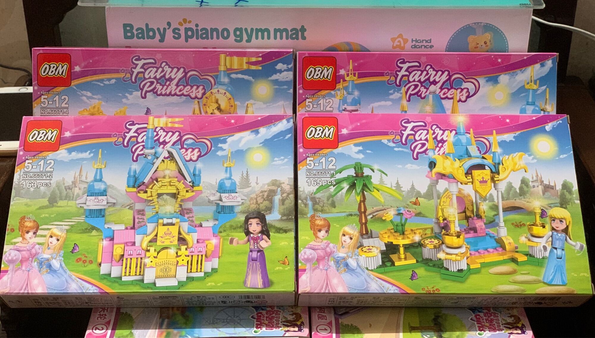 OBM 66071-1 66071-2 66071-3 66071-4 Đồ Chơi Lắp Ráp Toà Lâu Đài Cổ Tích Fairy Princess