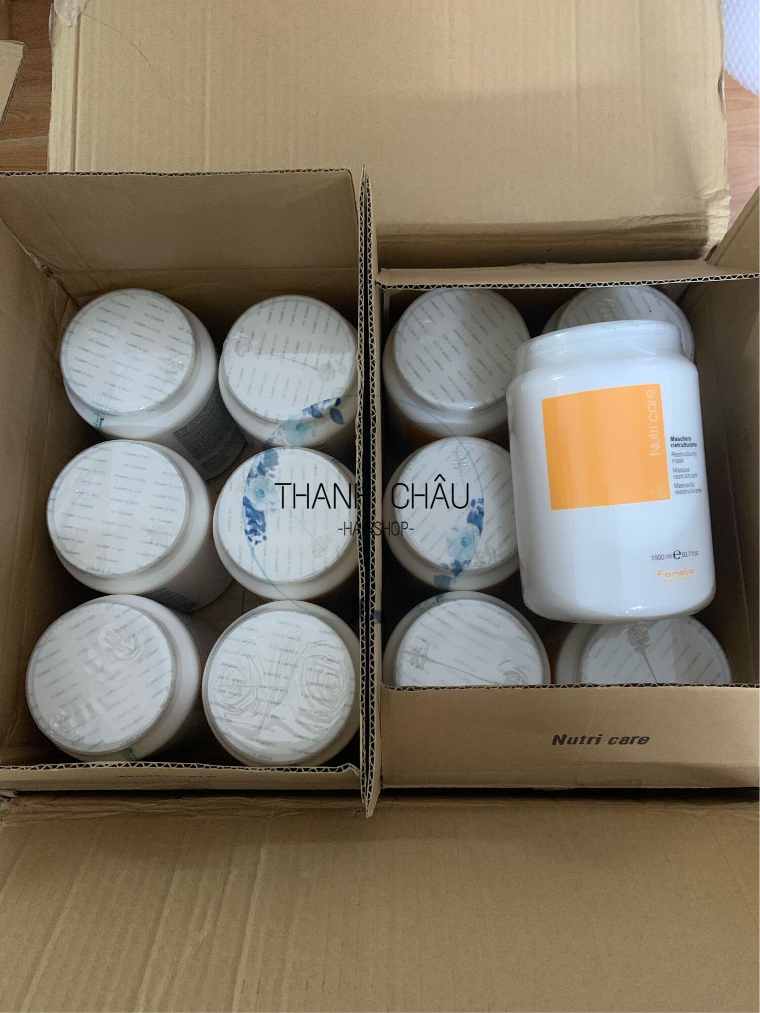 Ủ tóc hấp dầu Fanola Nutricare 1500ml mẫu mới
