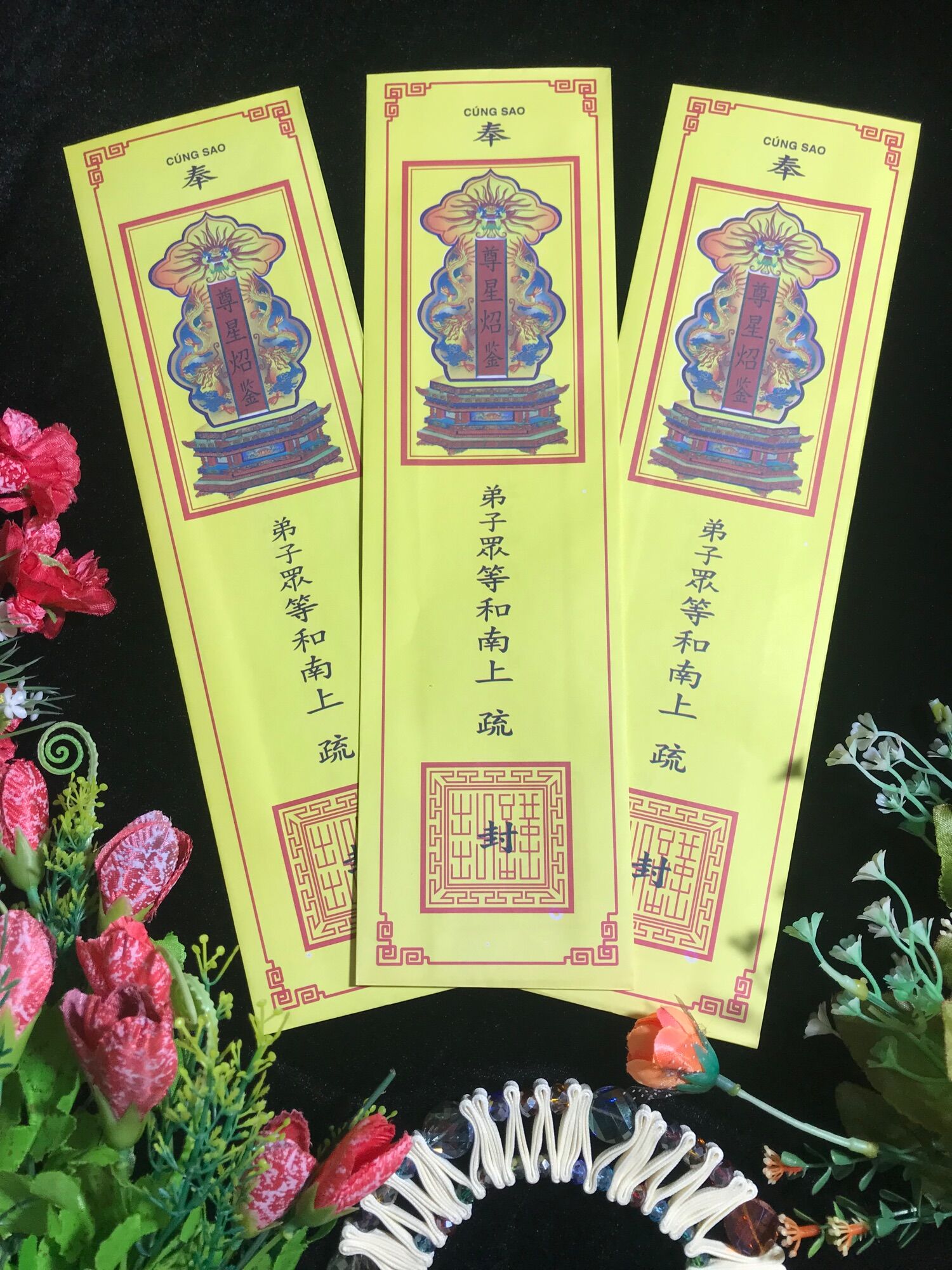 Sớ Cúng Sao Giải Hạn 2023 Hán Nôm (tặng kèm văn cúng & hd viết sớ)