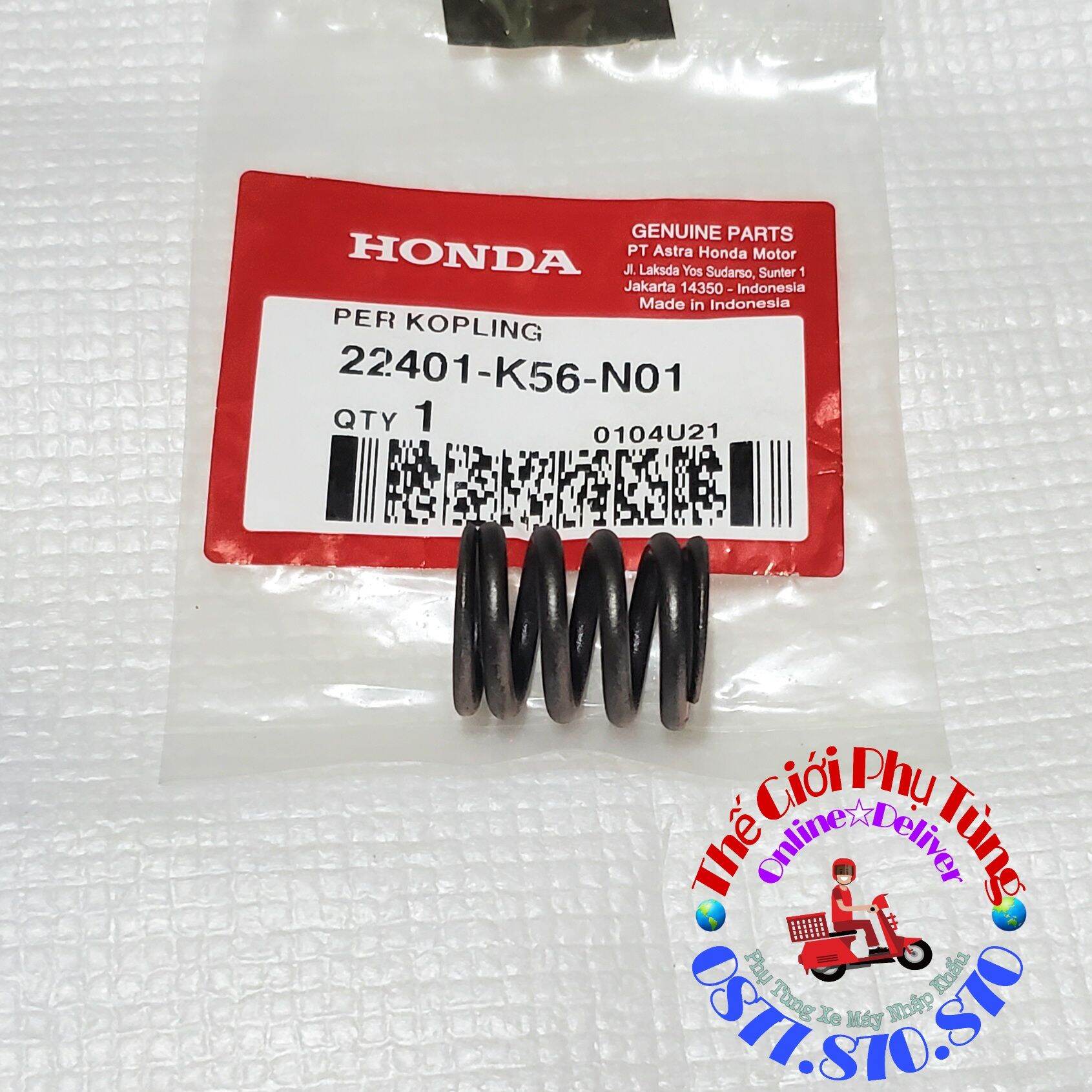 Bộ lò xo nồi sonic - winner zin honda indonesia - 22401-k56-n01