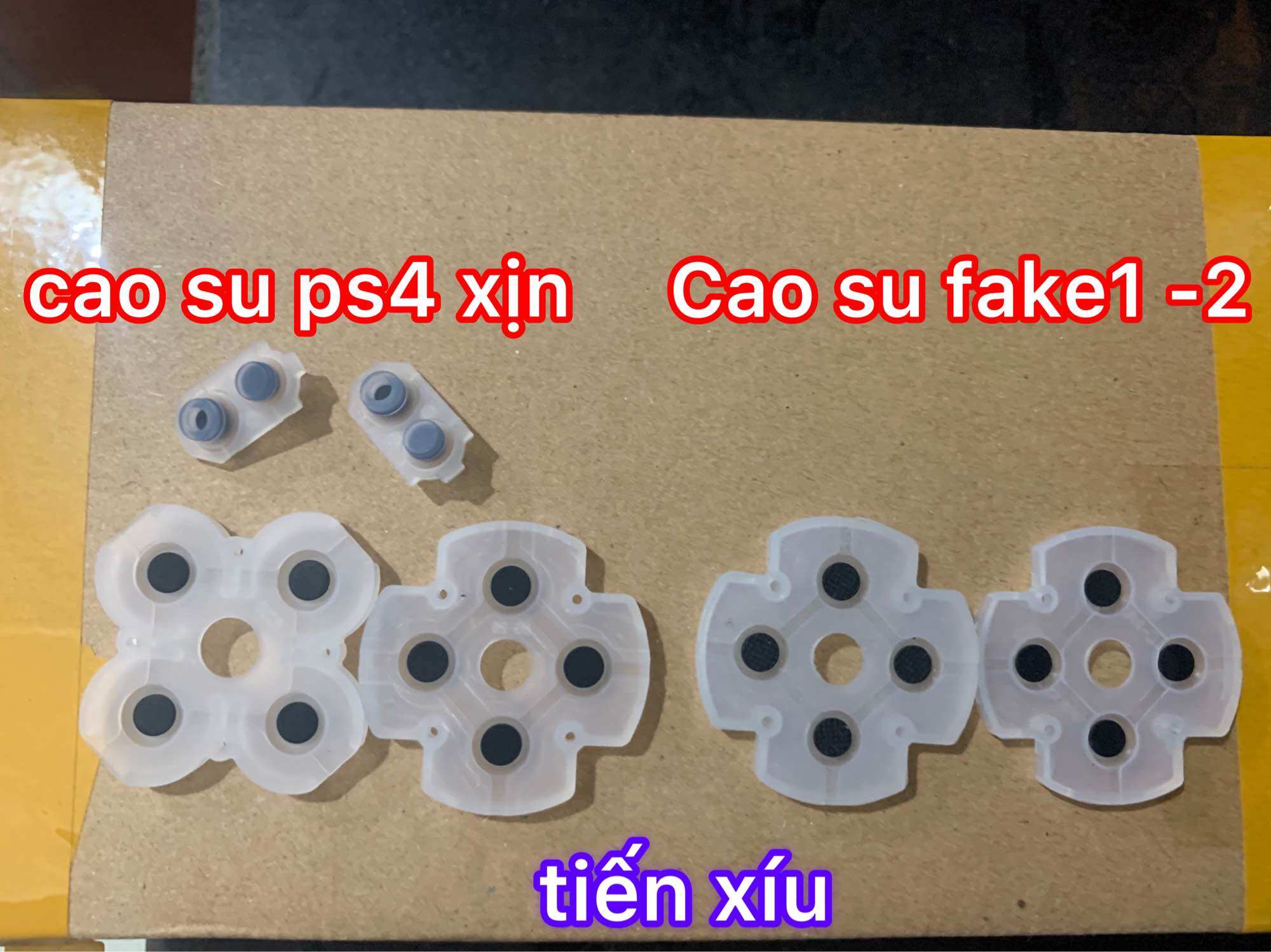 Cao su xịn tay cầm PS4 hàng xịn cho PS4 12xx Ps4 Slim Pro , roăng cao su phím bấm tay ps4 zin controller