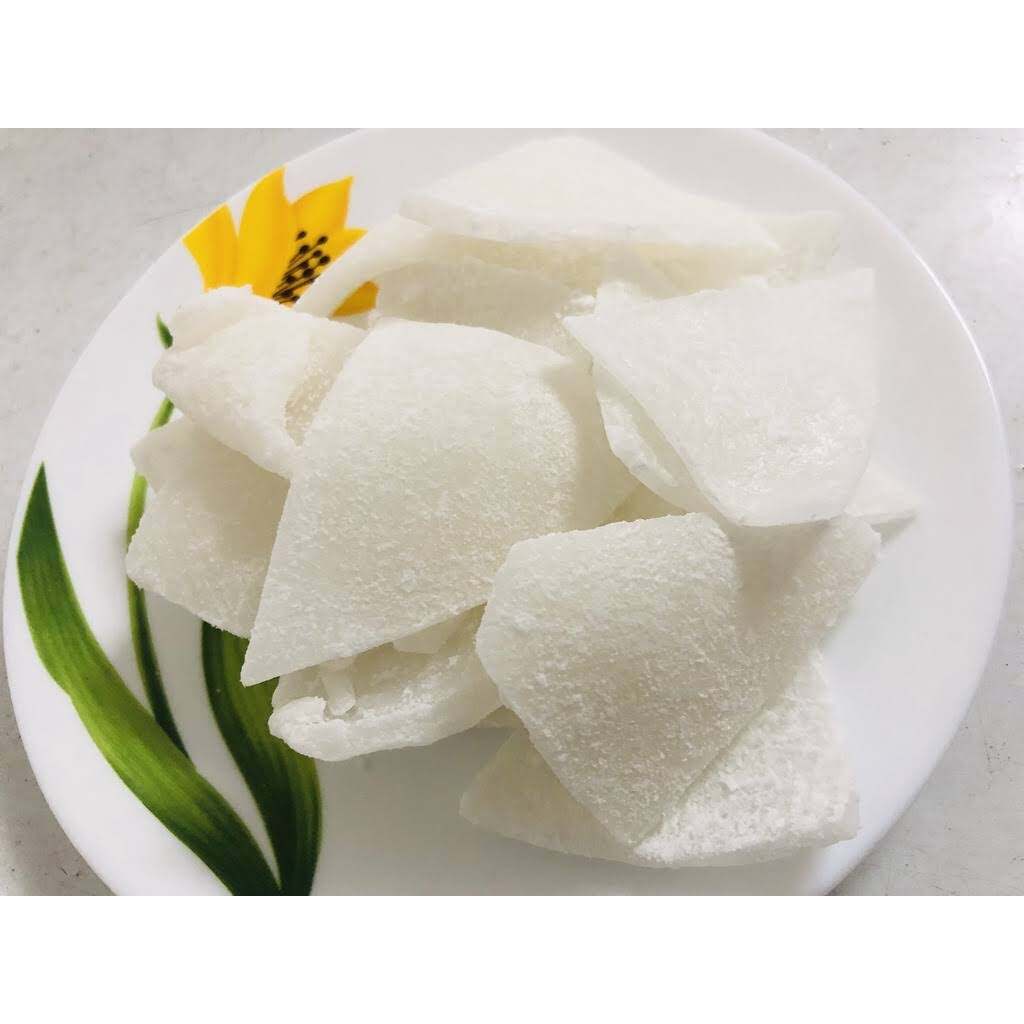 Mứt dừa non dạng miếng, đóng túi 500g