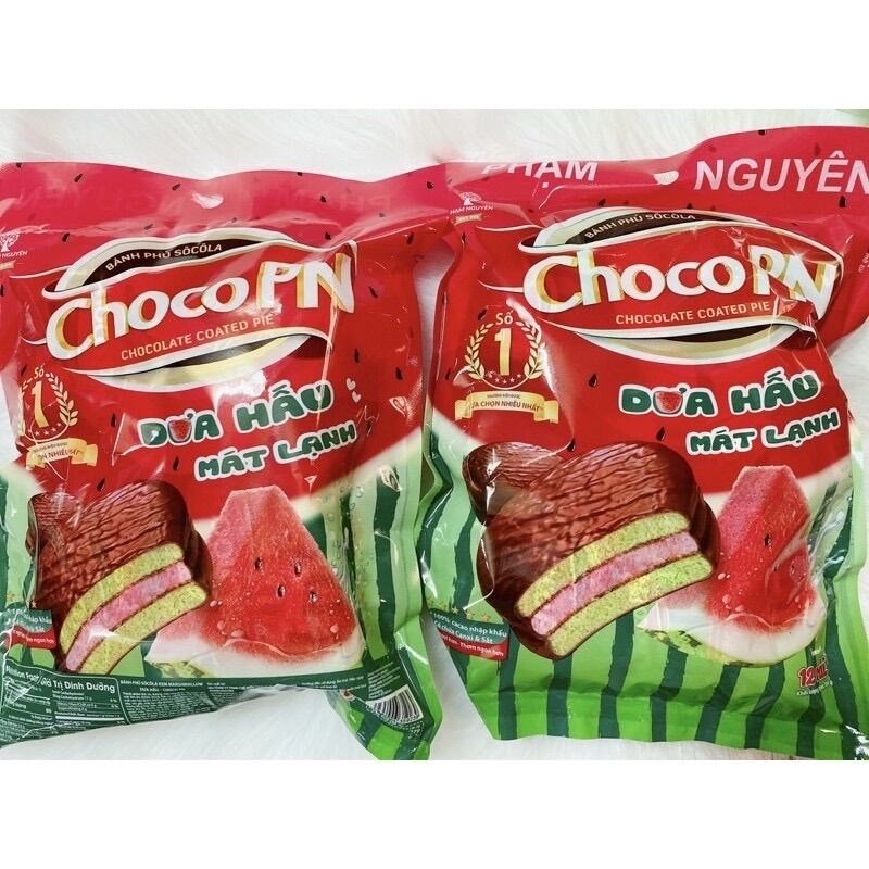 COMBO 12 CÁI BÁNH CHOCOPIE DƯA HẤU MÁT LẠNH PHẠM NGUYÊN