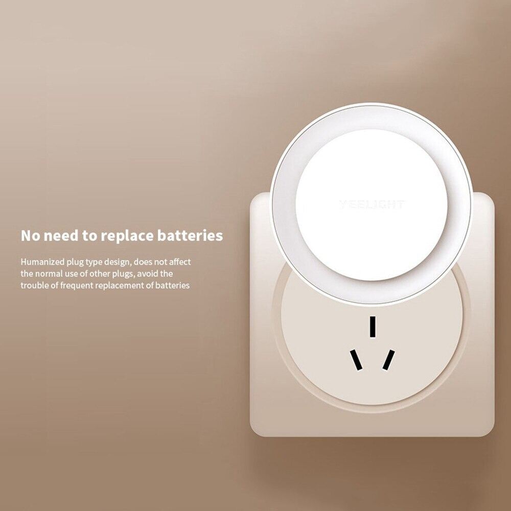 Đèn cảm ứng Yeelight Light Sensor Plug-in LED Night Light Ánh sáng dịu nhẹ tự động sáng khi trời tối