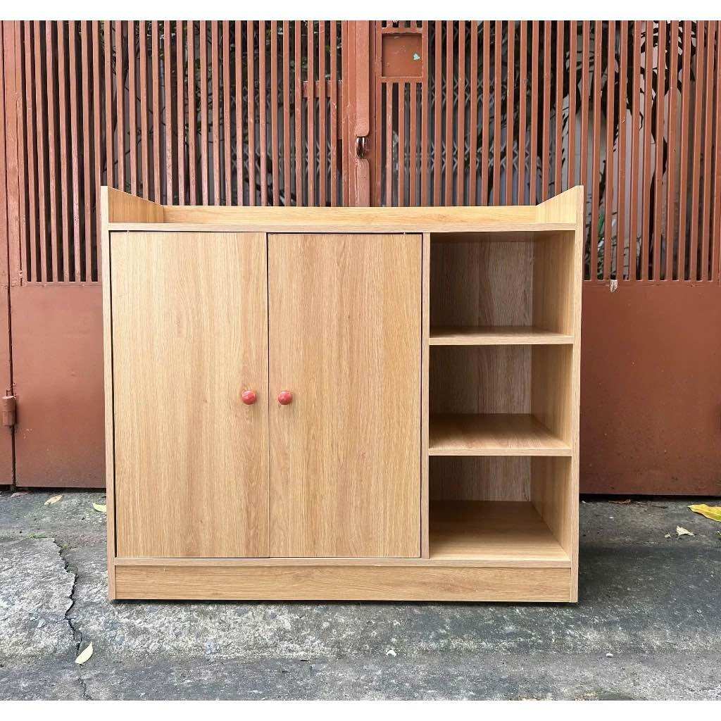 Tủ gỗ để giày dép 2 cánh cửa đa năng