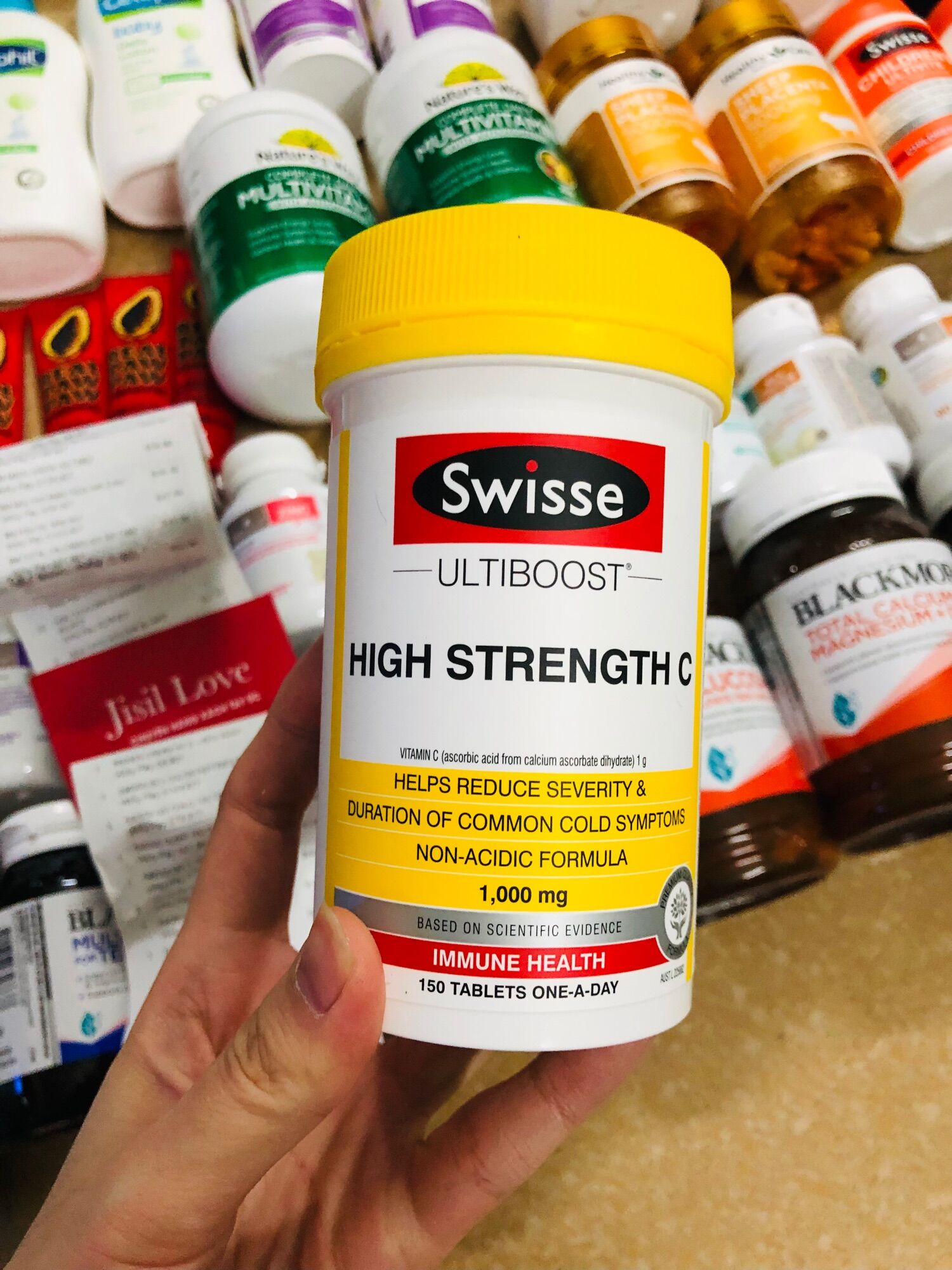 Swisse vitamin C high strength 1000mg 150 viên