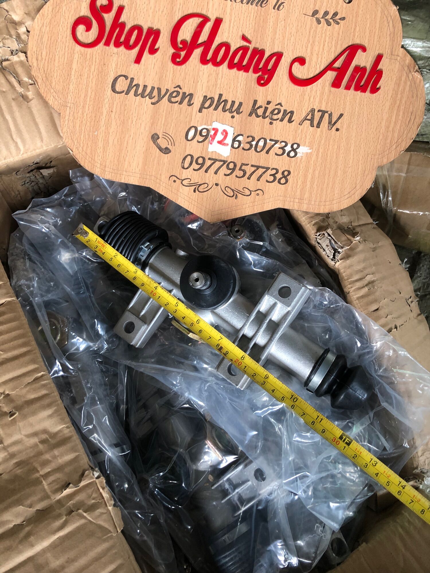 Thước lái 1 đầu lắp cho xe 3-4 bánh