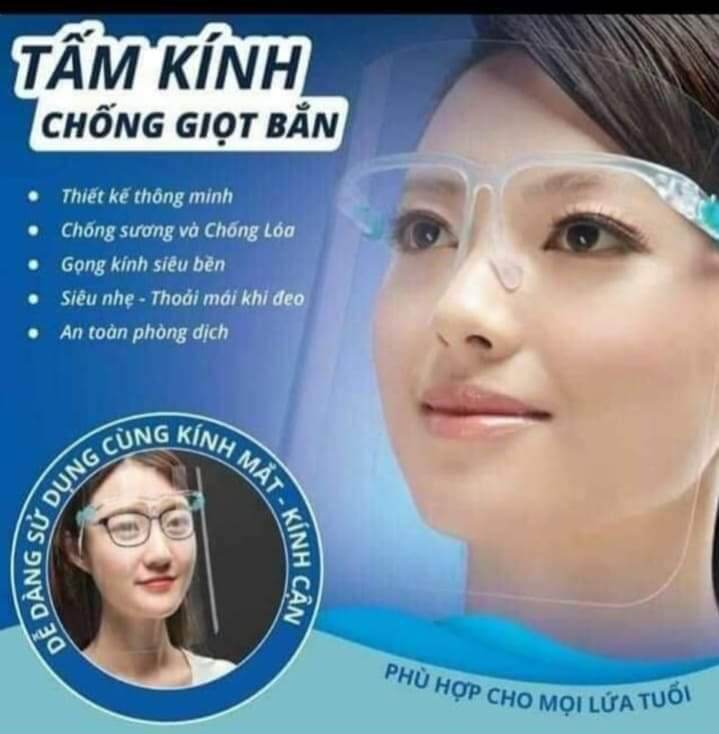 Kính chống bắn giọt, Kính phòng phòng chống dịch covid