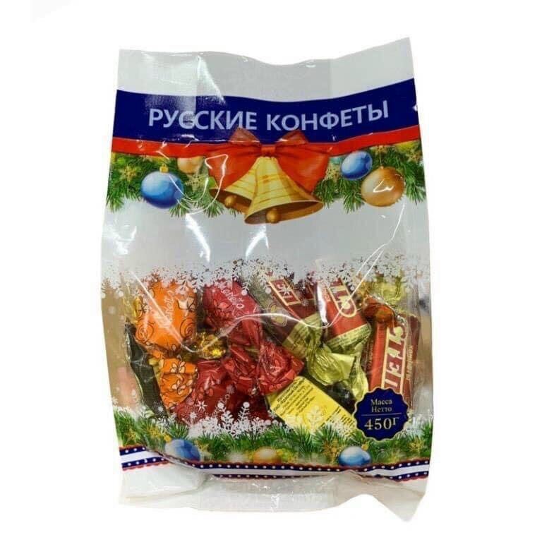 Kẹo socola Nga mix 8 vị 500g