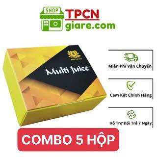 Combo 5 hộp Trà Multi Juice Của Malaysia Cân Bằng Chức Năng Sinh Lý Nam Nữ