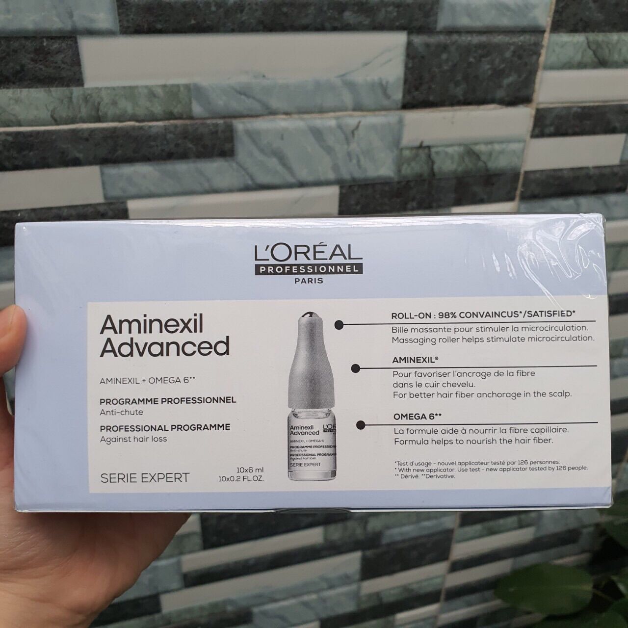 Tinh chất ngăn rụng tóc Loreal Serie Expert Aminexil - Omega 6
