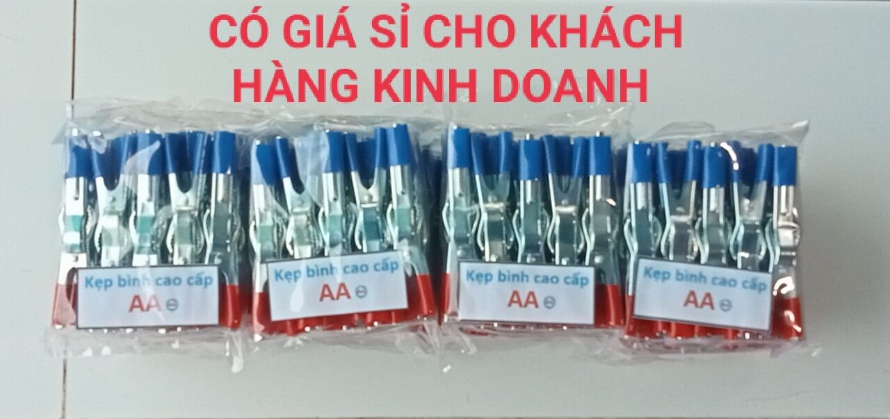100 CẶP KẸP BÌNH XI A A XANH ĐỎ