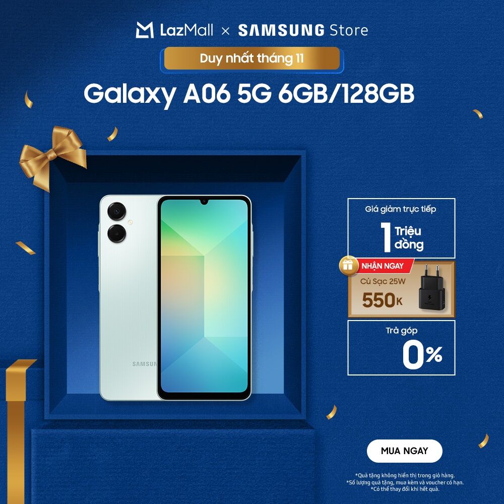 Điện Thoại Samsung Galaxy A06 5G 6GB/128GB