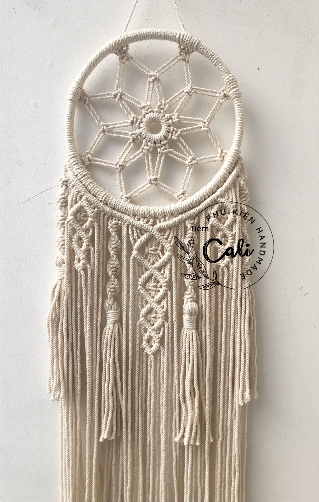 Dreamcatcher macrame treo tường trang trí mã 0012