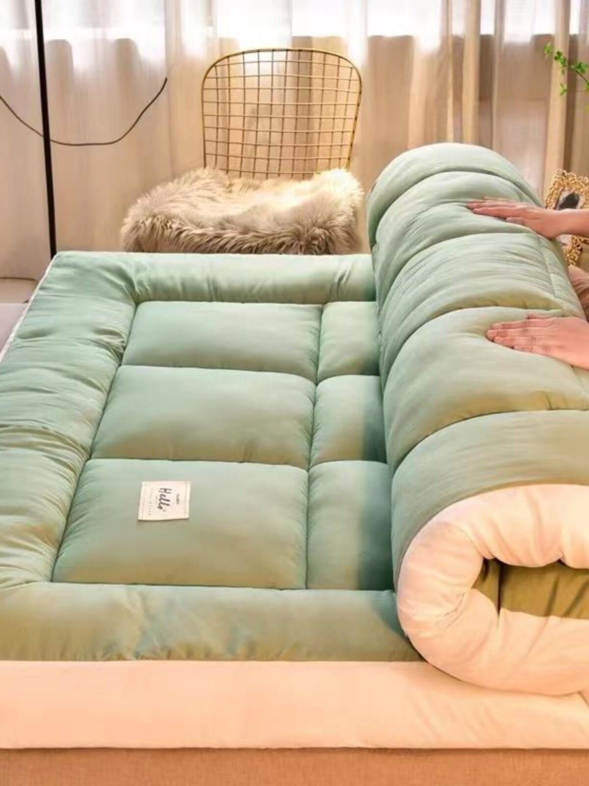 Defasilk | Đệm Lót Nhung Mềm cho Nhà, Ký Túc Xá và Cho Thuê