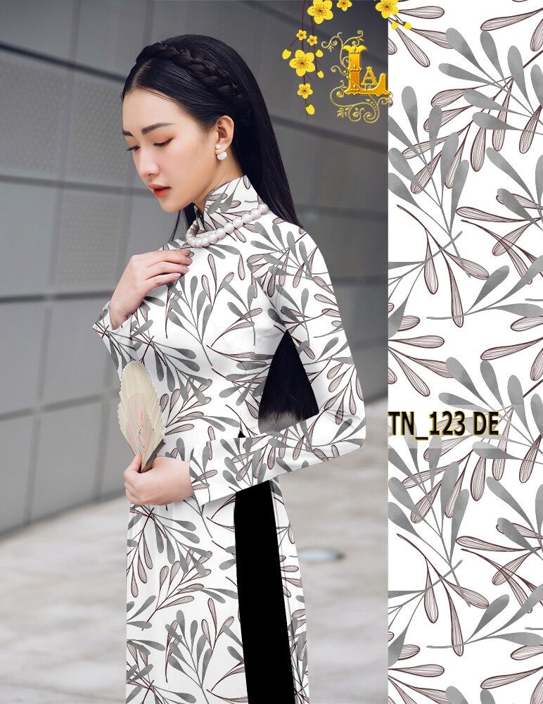 Vải áo dài lụa 3D Mẫu thiết kế mới