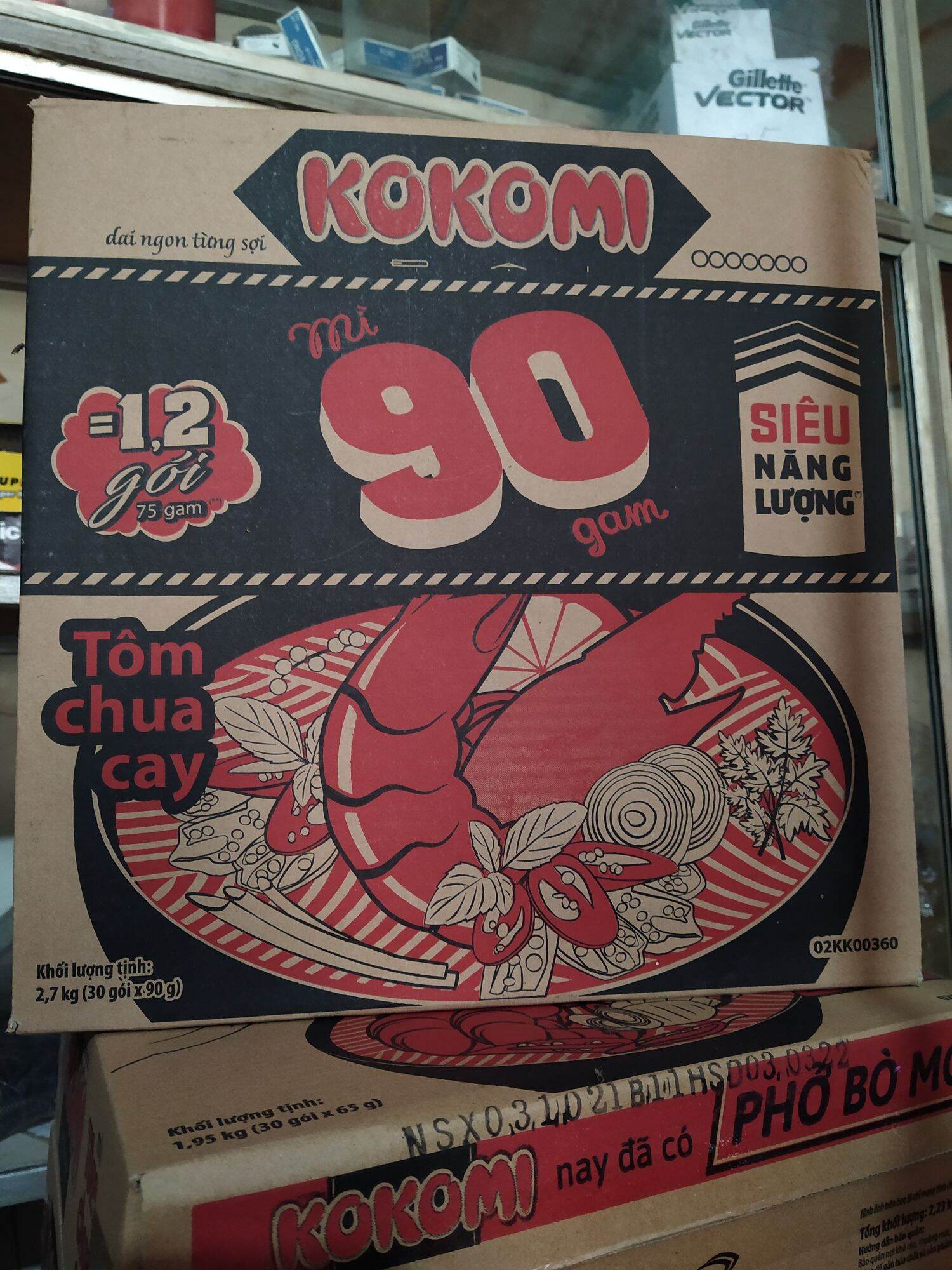 Thùng kokomi đại 90g x 30gói