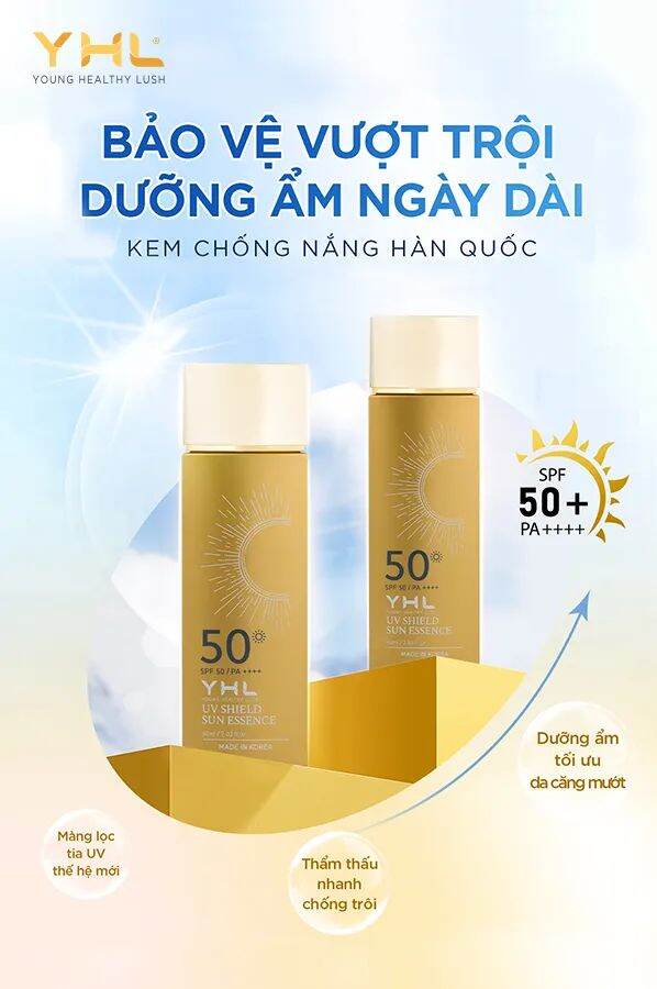 Kem chống nắng yhl hàn quốc new SPF50+++