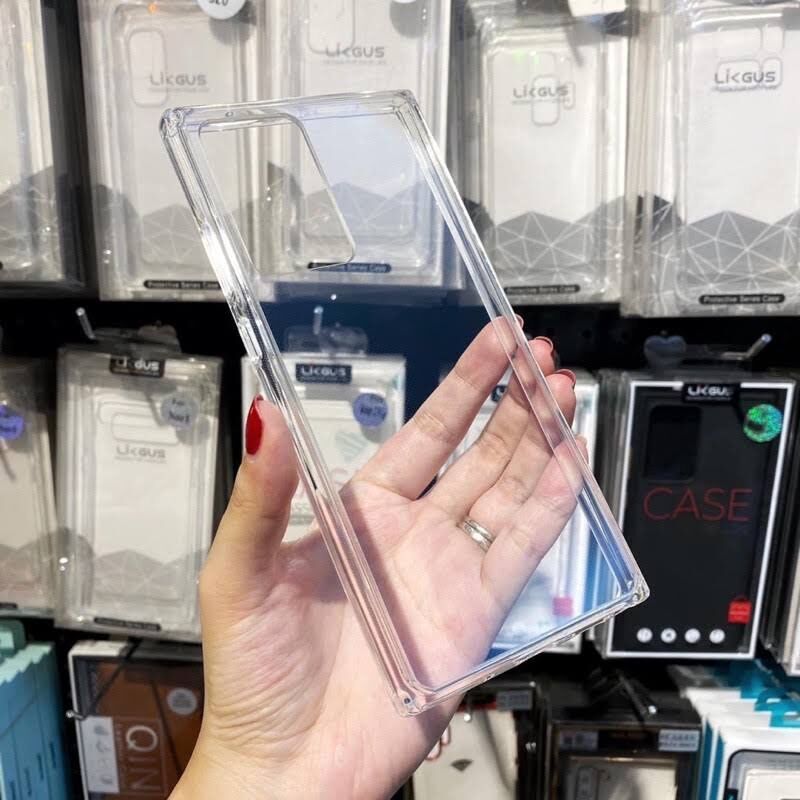 Ốp silicon trong loại sịn, chất tpu cao cấp sam sung note20, note 2