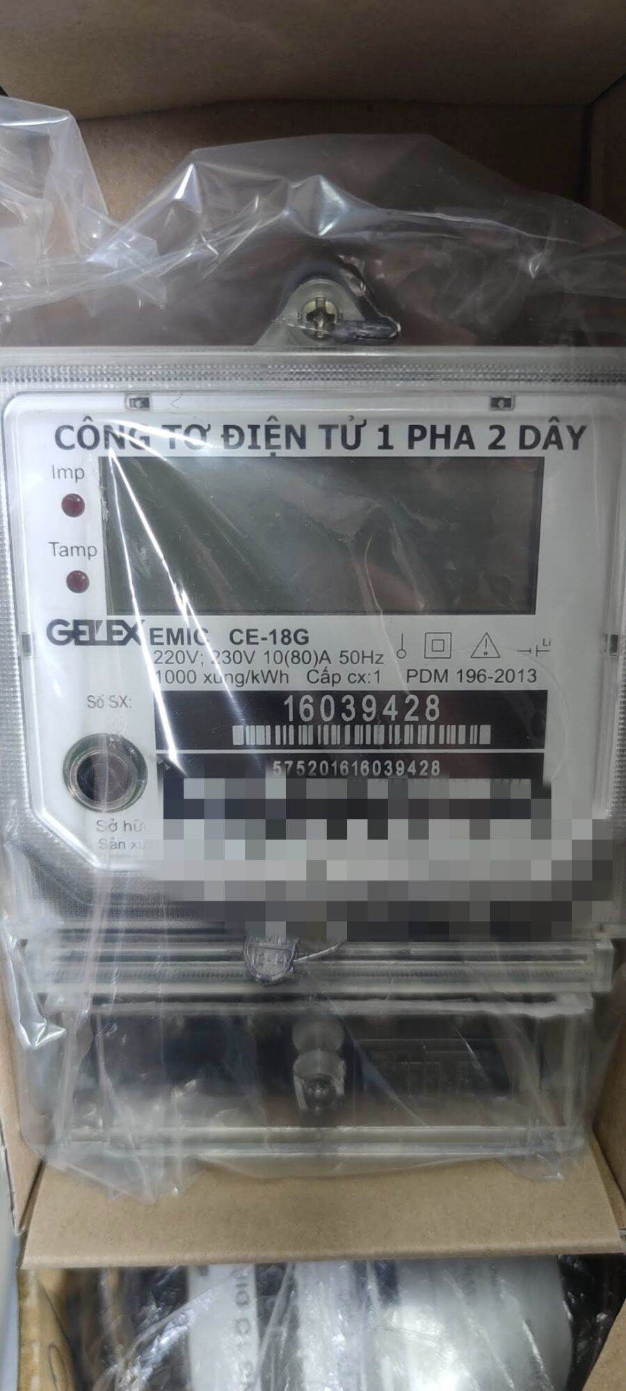 Công tơ điện tử 1 pha